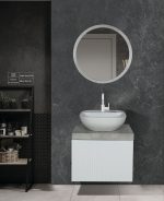 روشویی کاکتوس مدل Magnolia 70 رنگ سفید کد 6013