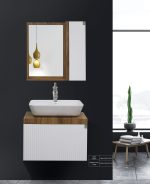 روشویی کابینتی کاکتوس مدل الگانت رنگ سفید راش ۵۰۲۹