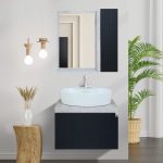 روشویی کابینتی کاکتوس مدل الگانت رنگ مشکی پتینه ۵۰۳۱