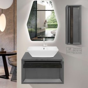 روشویی کاکتوس مدل Arsalan Gray کد 6001