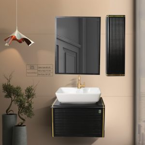 روشویی کاکتوس مدل Robina 60 رنگ مشکی کد 6026