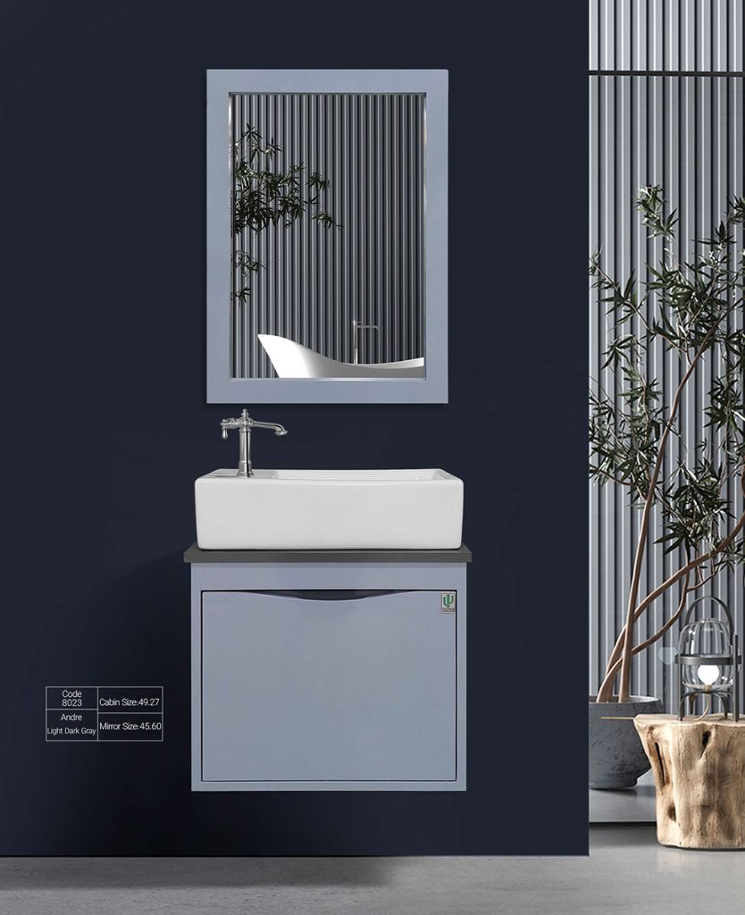 روشویی کاکتوس مدل andre light dark gray کد 8023