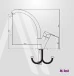 شیر ظرفشویی مدل باران Baran البرز روز