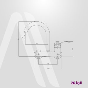 شیر ظرفشویی دراپ DROP البرز روز
