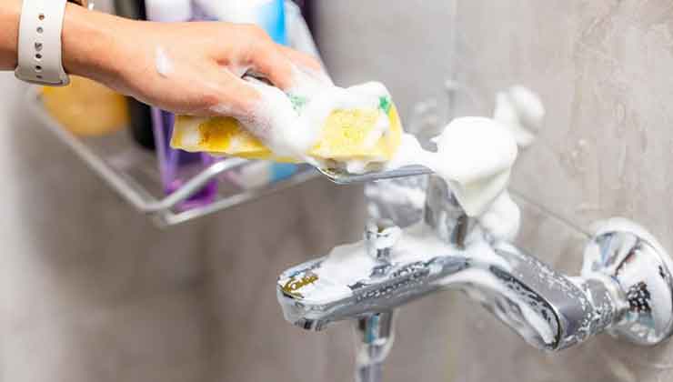 Cleaning faucets