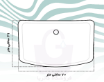 روشویی روکابینتی گاتریا مدل GDSP 70