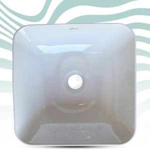 روشویی روکابینتی گاتریا مدل مربع ساده توکار