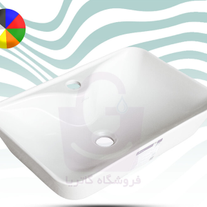 روشویی روکابینتی گاتریا مدل هما مستطیل