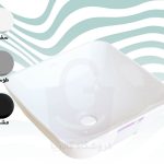 روشویی روکابینتی گاتریا مدل مربع ساده توکار