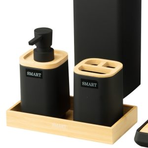 ست سرویس بهداشتی مشکی لونا (برند SMART)