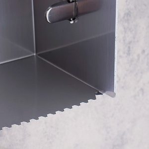 جای دستمال توالت رول بلند باکسی برند اسمارت رنگ کروم 