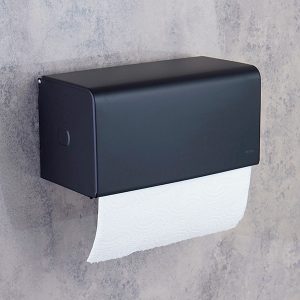 جای دستمال توالت رول بلند باکسی برند اسمارت رنگ مشکی