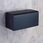 جای دستمال توالت رول بلند باکسی برند اسمارت رنگ مشکی