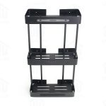 استند مستطیل سه طبقه حمام اسمارت (کد ۲۰۲3) رنگ مشکی