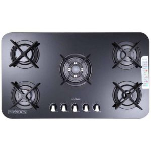 اجاق گاز رومیزی کلایبرگ 5 شعله شیشه ای کد G340
